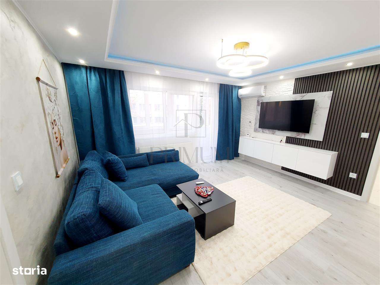 DAMBOVITA - 3 CAM - ETJ.2 - CENTRALA - RENOVAT - MOBILATUTILAT NOU - Imagine principală: 2/17