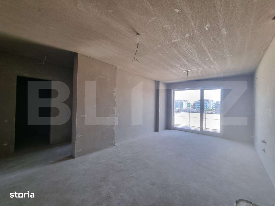 Apartament cu 2 camere, 46 mp, etaj intermediar, zona BMW — fotografia 1