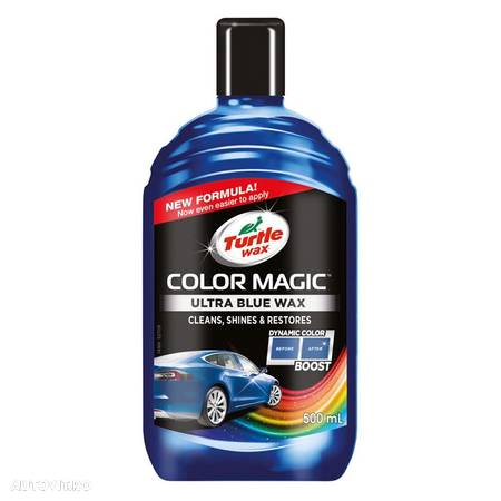 Solutie polish auto Turtle Wax Color Magic Plus Dark Blue 500ml - 1