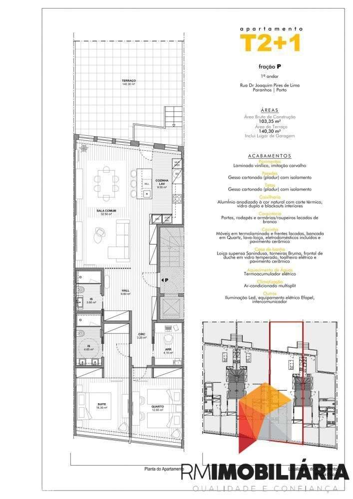 Apartamentos T2+1 NOVOS em Costa Cabral-43