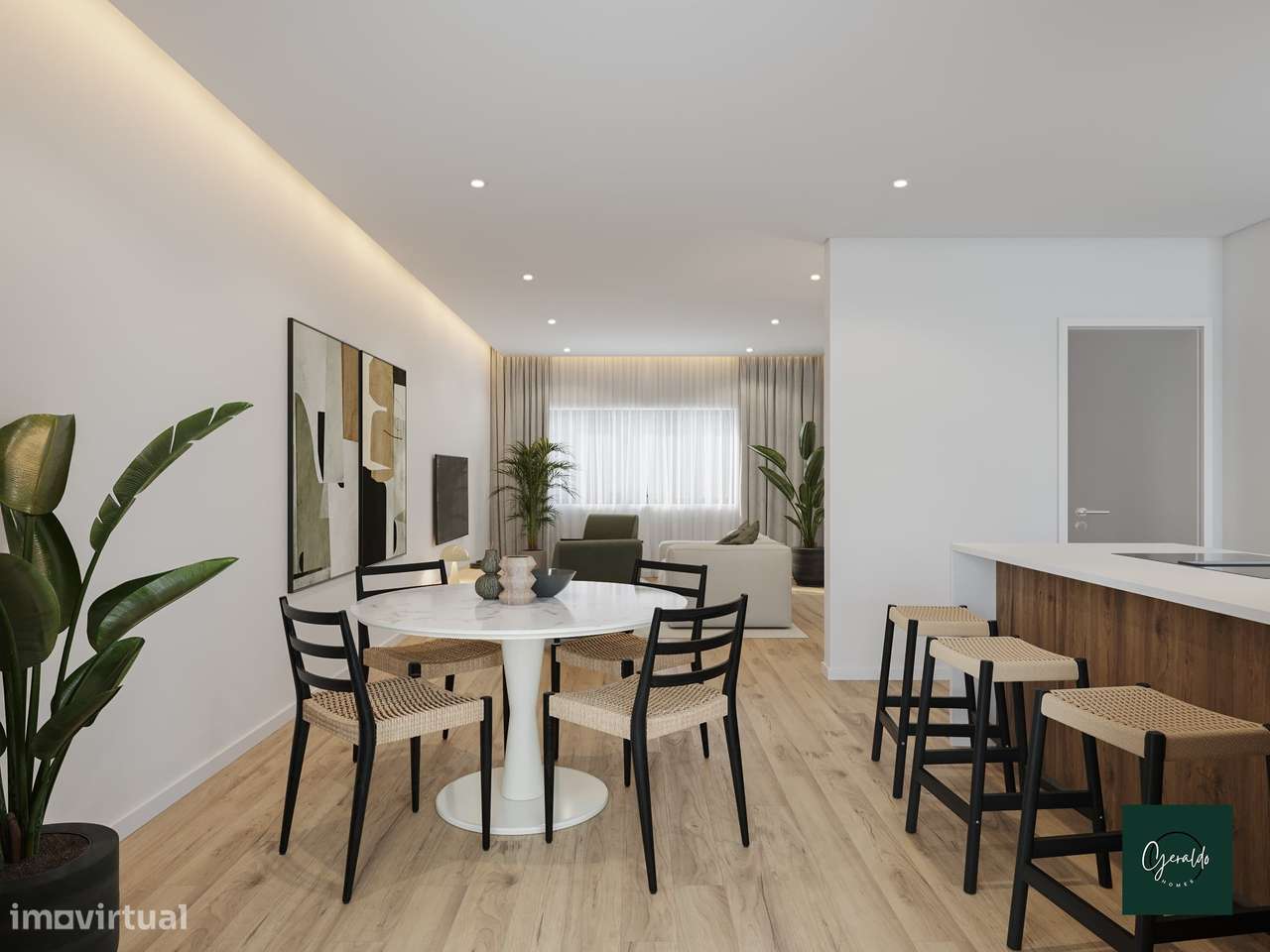 A estrear moradia T3, com piscina, jardim  e garagem para 2 carros a 4 - Grande imagem: 5/20