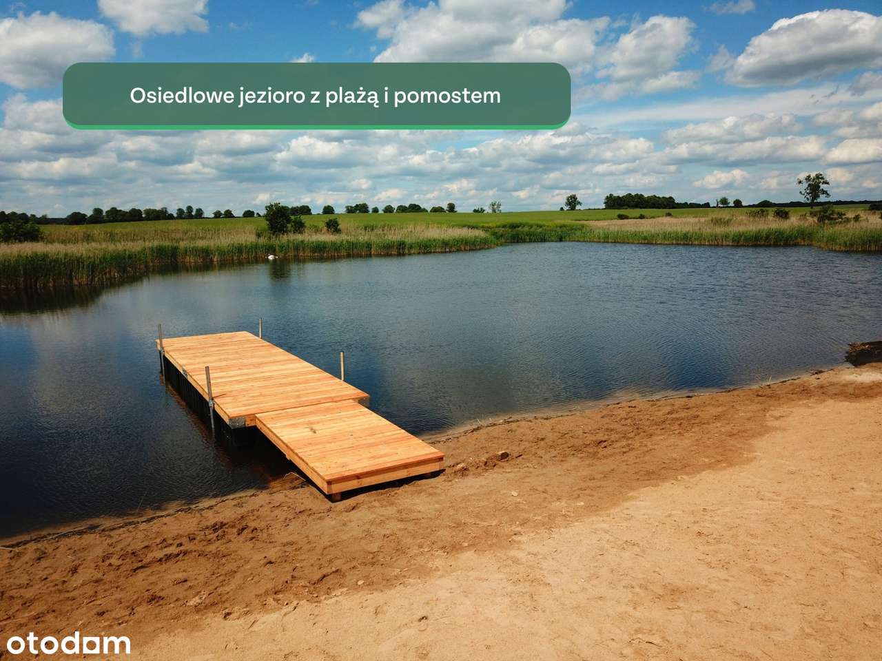 Dom 99m2, nowoczesna bryła, jezioro, Puszcza, ogród, taras na dachu-10