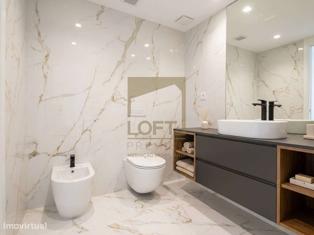 Apartamento T1 com 2 Frentes , Terraço, Totalmente Mobilado e Equip...-10