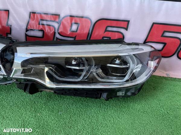 Bmw Seria 5 G30 G31 Set Faruri Far stanga dreapta Full Led - 3