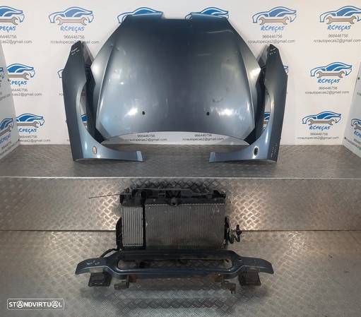 FRENTE COMPLETA PEUGEOT 407 6D 6E CAPOT PARACHOQUES GUARDA-LAMAS OTICAS RADIADOR VENTILADOR FRENTE FIBRA REFORÇO - 3