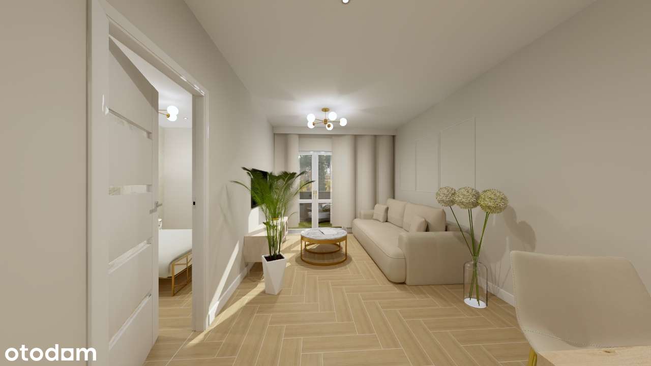 Koncertowe Wzgórze | 43,7 m² | Stan deweloperski - Pełny obrazek: 5/14