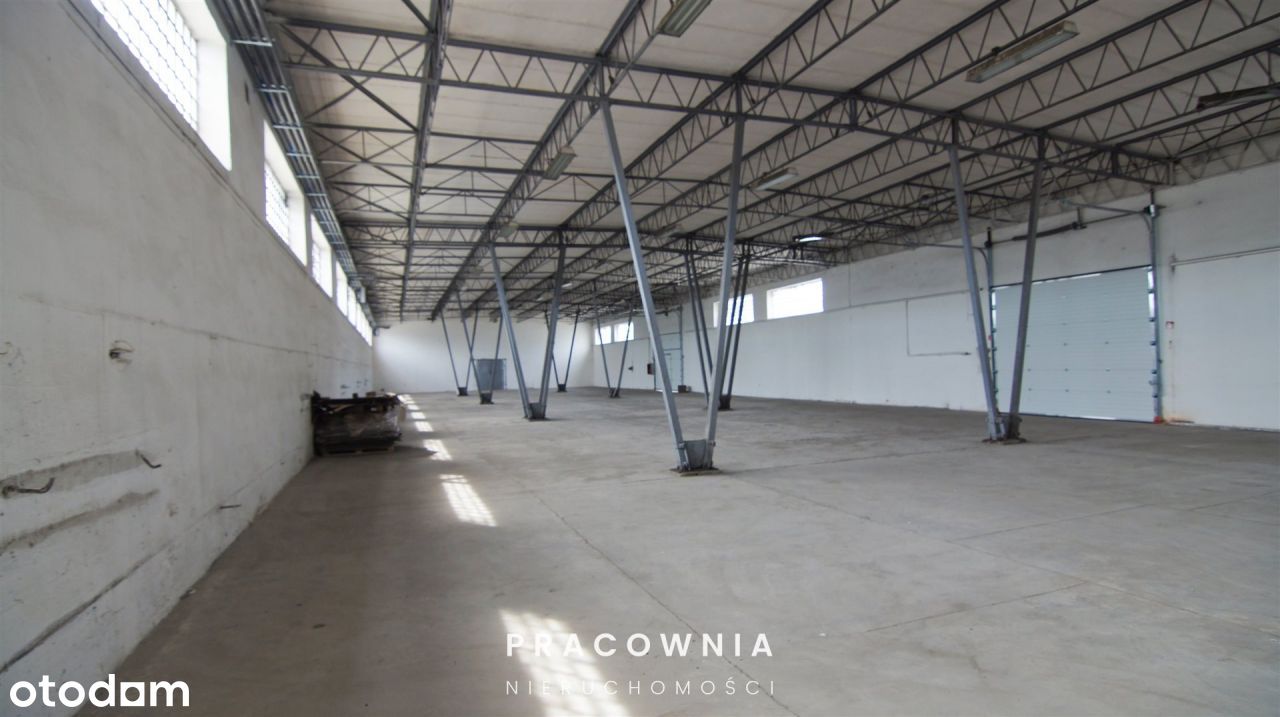 Hala ogrzewana z rampą 200 m2, powiat Nakło