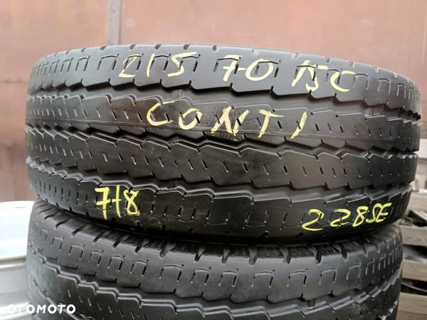 215/70R15C 15 Opony Letnie Lato CONTINENTAL VancoCamper 7,5mm Legnica ALU-RAD jak 225/70 - 4