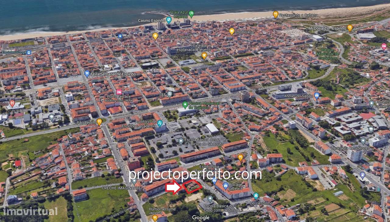 Terreno Para Construção  Venda em Anta e Guetim,Espinho - Grande imagem: 3/4