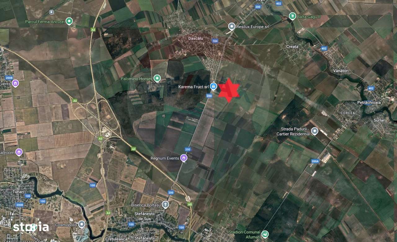 Teren dezvoltare spații comerciale 33500 mp Soseaua Stefanesti Afumati - Imagine principală: 3/5