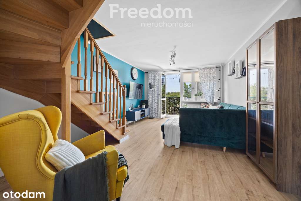 Słoneczne | Dwupoziomowe | 4 pokoje | Duża loggia-1