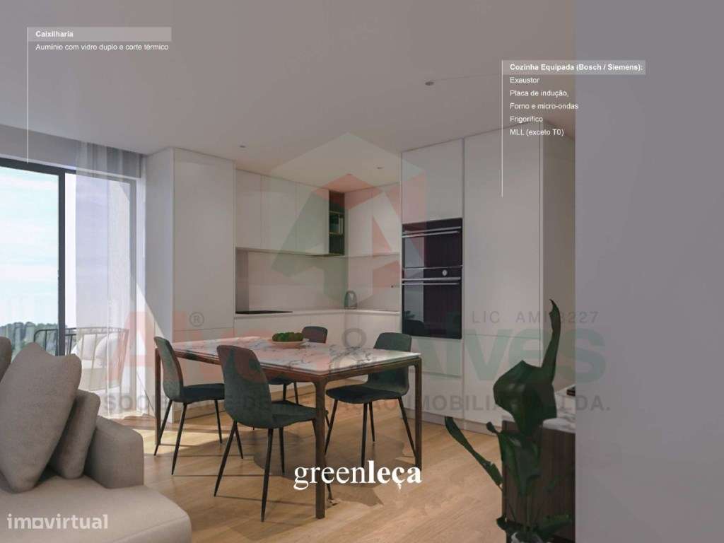 T2 Leça do Balio - Araújo - com 2 lugares de garagem (Obra em execu...-5