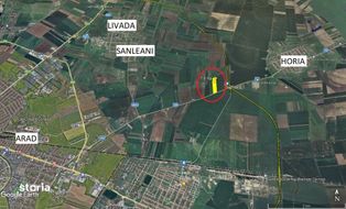 7,8 ha teren arabil soseaua Arad - Horia