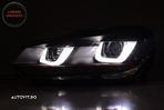 Ansamblu Bara Fata VW Golf VI 6 (2008-2013) cu Faruri LED Golf 7 U Design cu Semna- livrare gratuita - 12