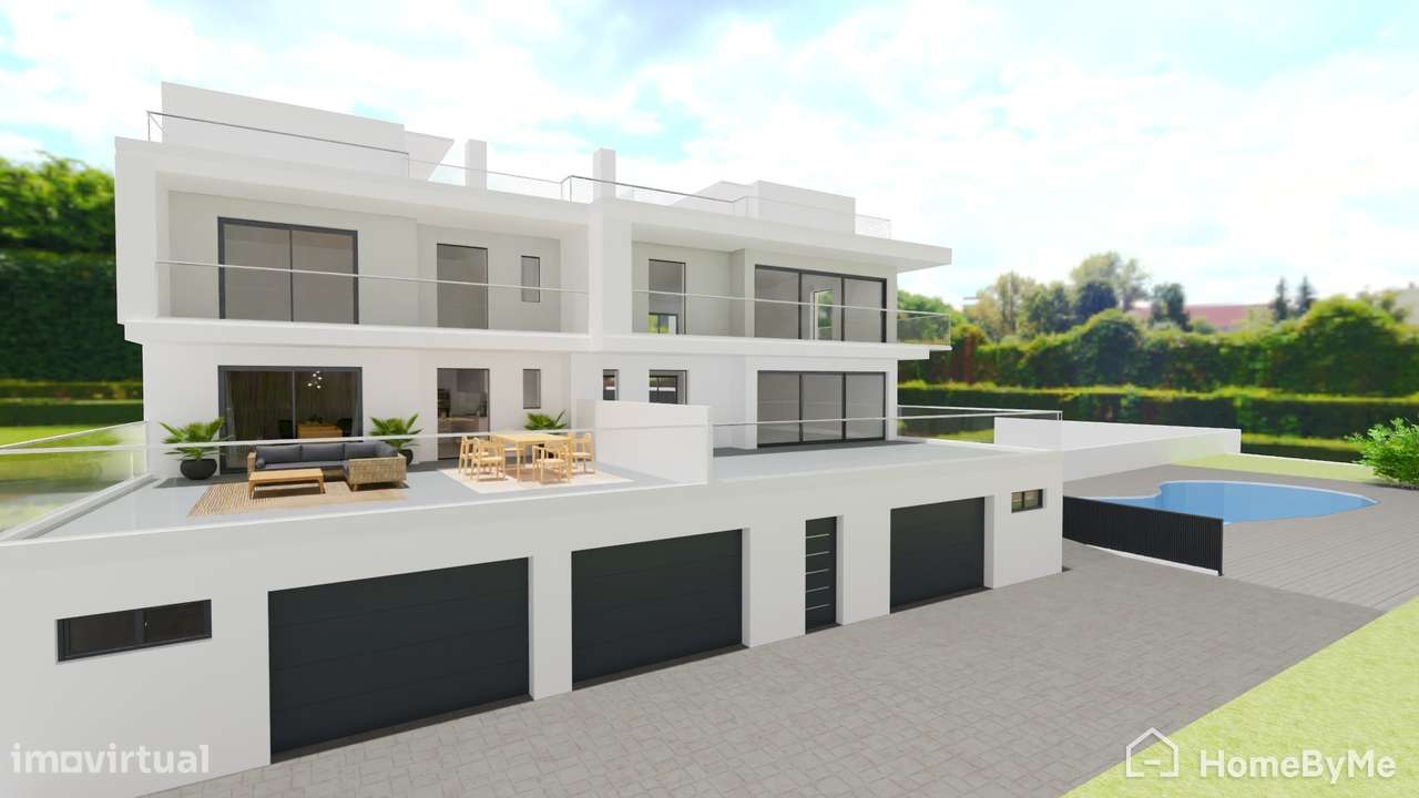 Projeto aprovado para Edifício de Habitação com Piscina-0