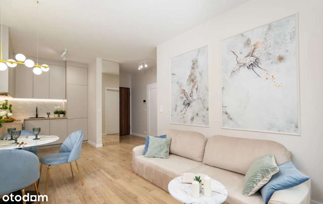 Ready two-room apartment near Płocka Metro Station, Wola District