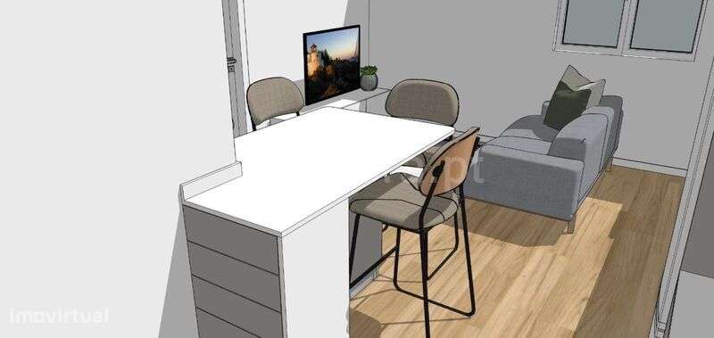 Apartamento T2 / Covilhã, Cantar - Galo - Grande imagem: 4/6