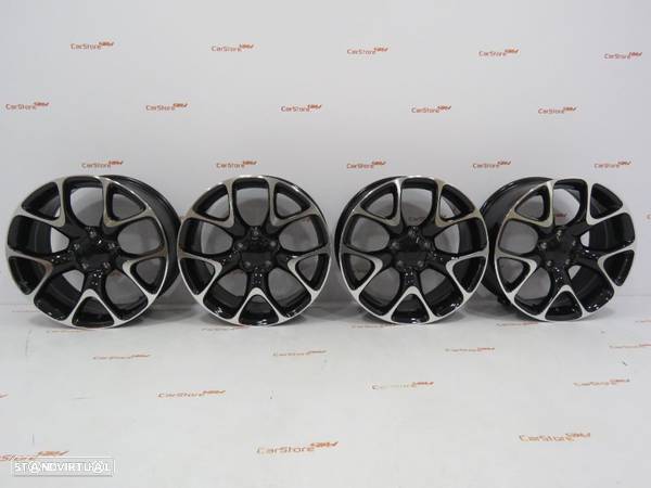 Jantes Look Opel Astra OPC 17 x 7 et35 5x105 Preto + Polido - 2