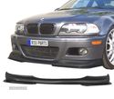 SPOILER LIP DIANTEIRO PARA BMW E46 98-07 LOOK M3 PRETO BRILHANTE - 1