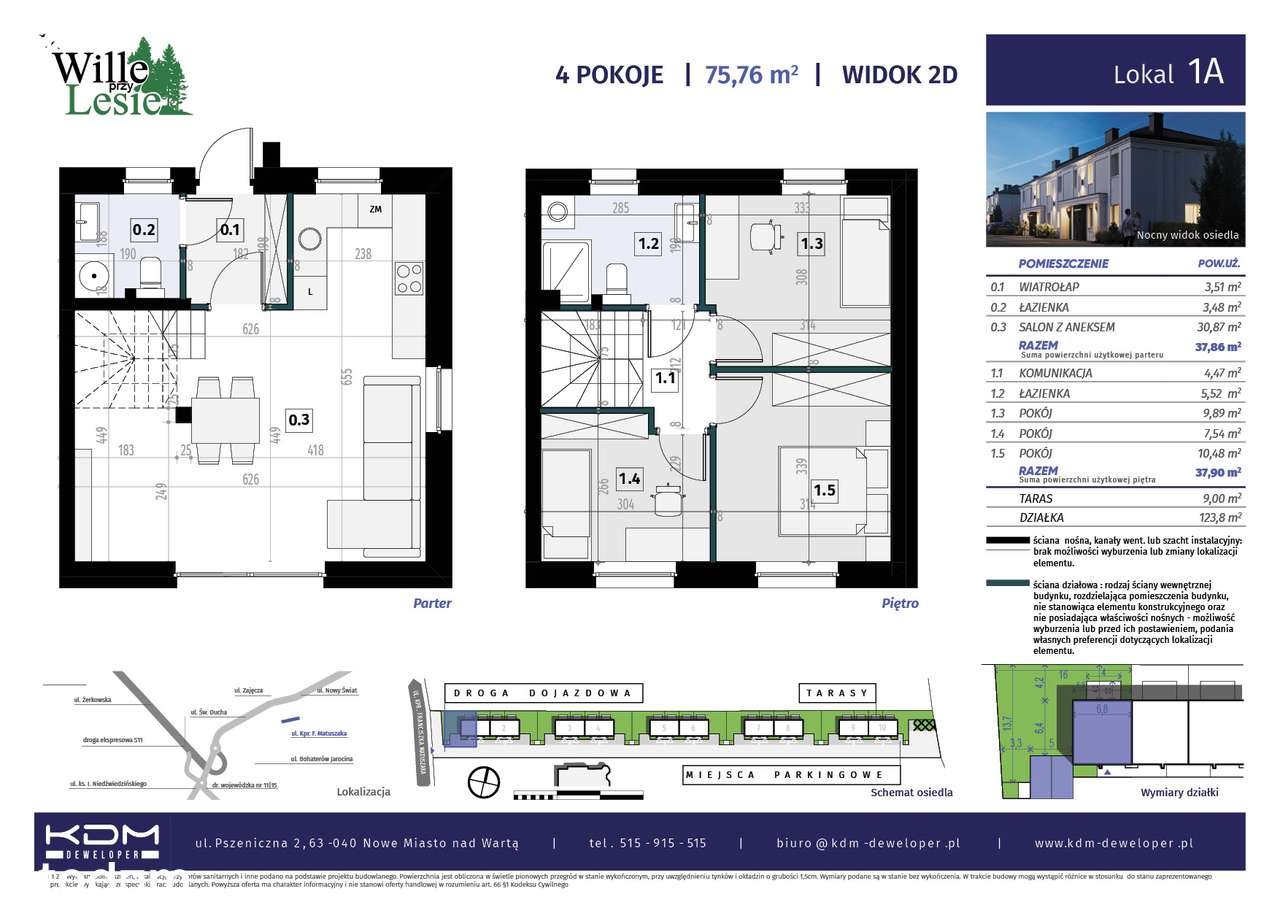 Komfortowe mieszkanie z ogrodem| A1 - Pełny obrazek: 2/7