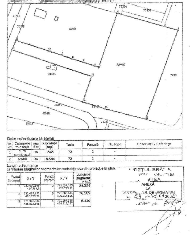 De vânzare 28000 mp INTRAVILAN SILISTEA - Imagine principală: 3/4