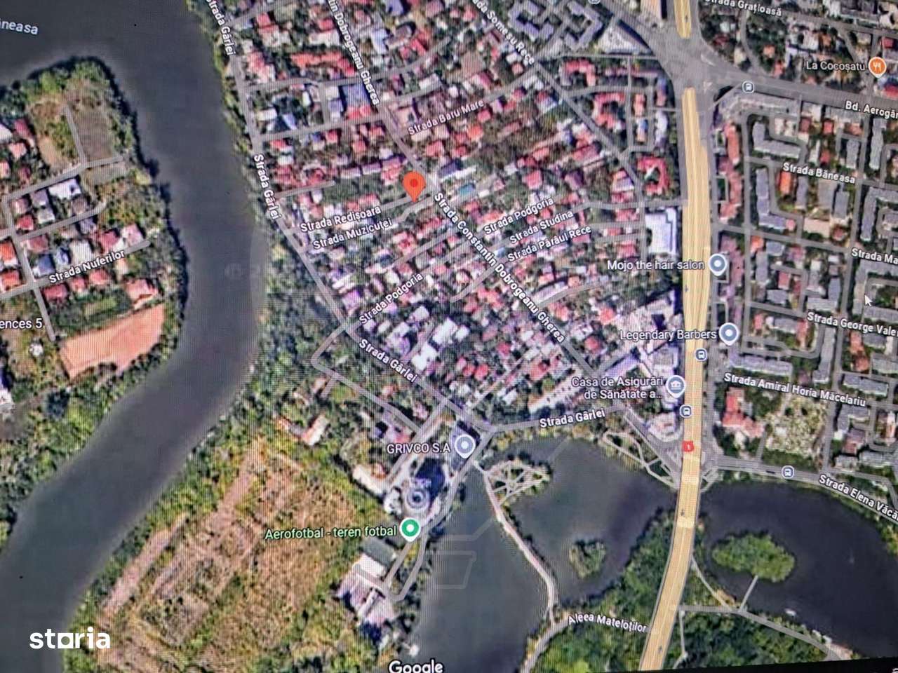 Teren 847 mp Baneasa Dobrogeanu Gherea  deschidere trei laturi - Imagine principală: 2/10