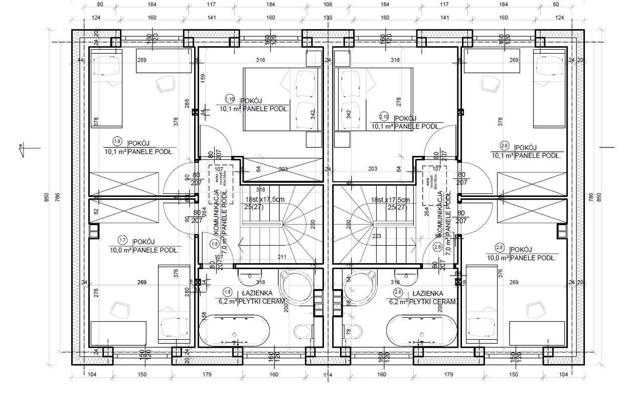 Ogród od zachodu/działka 400m2/piętro bez skosów/polecam-12