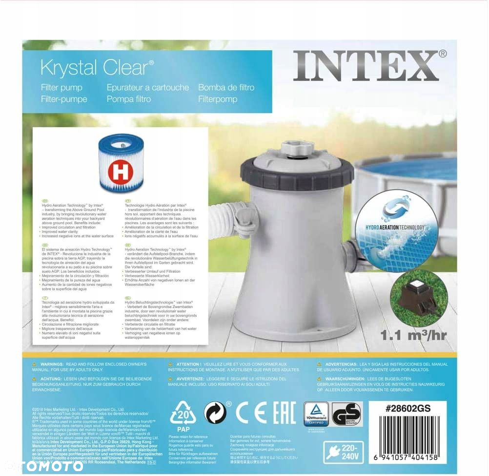 INTEX 128602NP Pompa Filtrująca do Basenu - 5