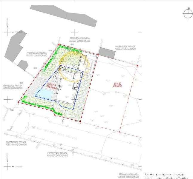 Terreno Urbano com Projeto para Moradia V3 com Piscina – Sobreda - Grande imagem: 4/8