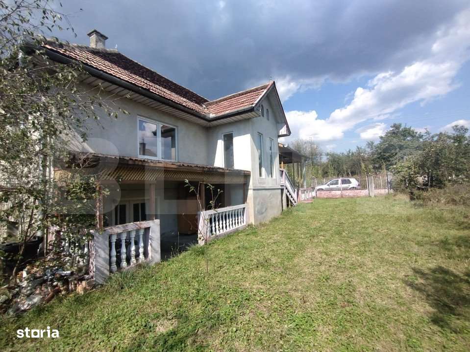 Casa 140mp,curte si teren imprejmuit 800mp,+teren extravilan 2ha, zona - Imagine principală: 2/12