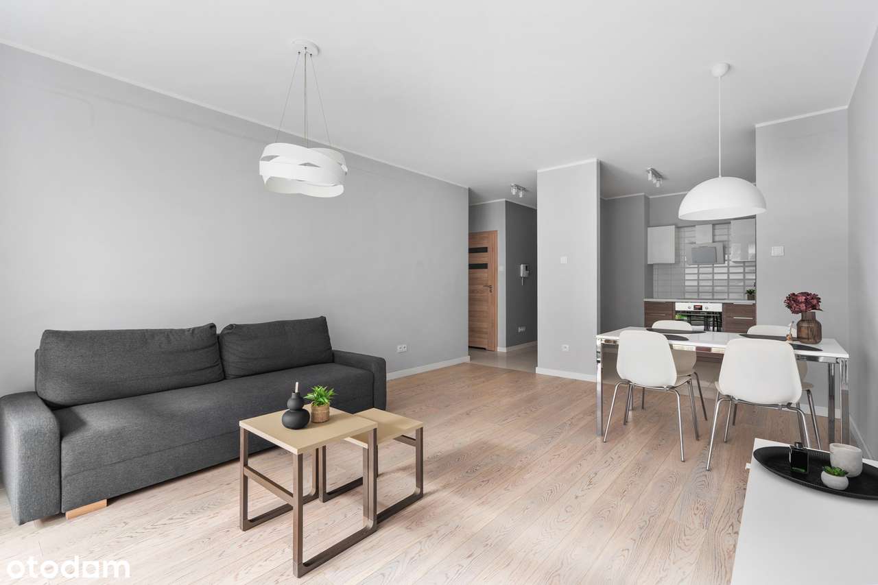 Nowoczesne mieszkanie z ogródkiem, 2 pokoje - 54m²-2