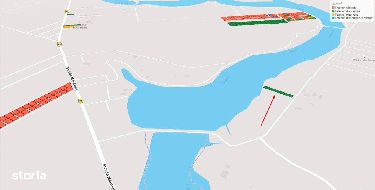 Teren Intravilan In Rate Manastiri Lac Com. Berceni | 1145mp | #LG16 - Imagine principală: 4/5