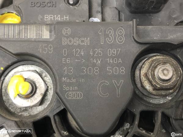 Alternador Usado OPEL ASTRA H 1.9 CDTI REF. 0124425097 MOTOR Z19DT - 6