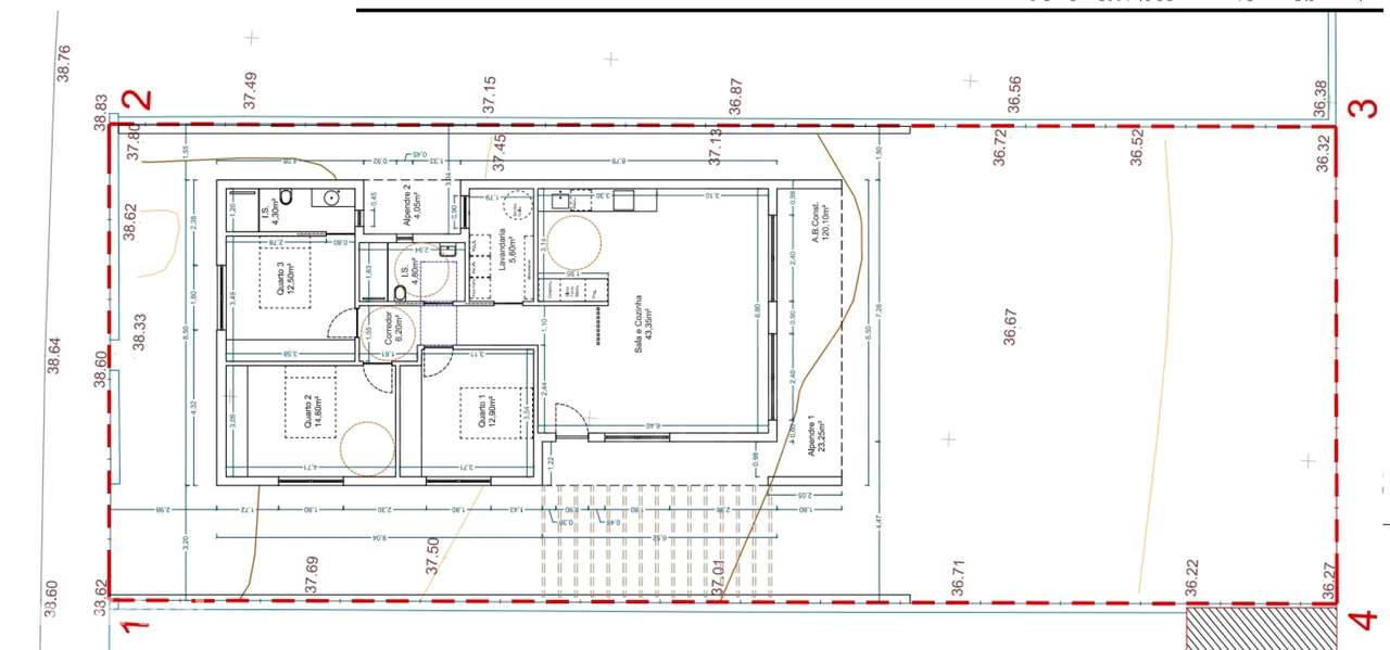 Terreno urbano com 459 m² com Projeto em Desenvolvimento - Grande imagem: 2/9