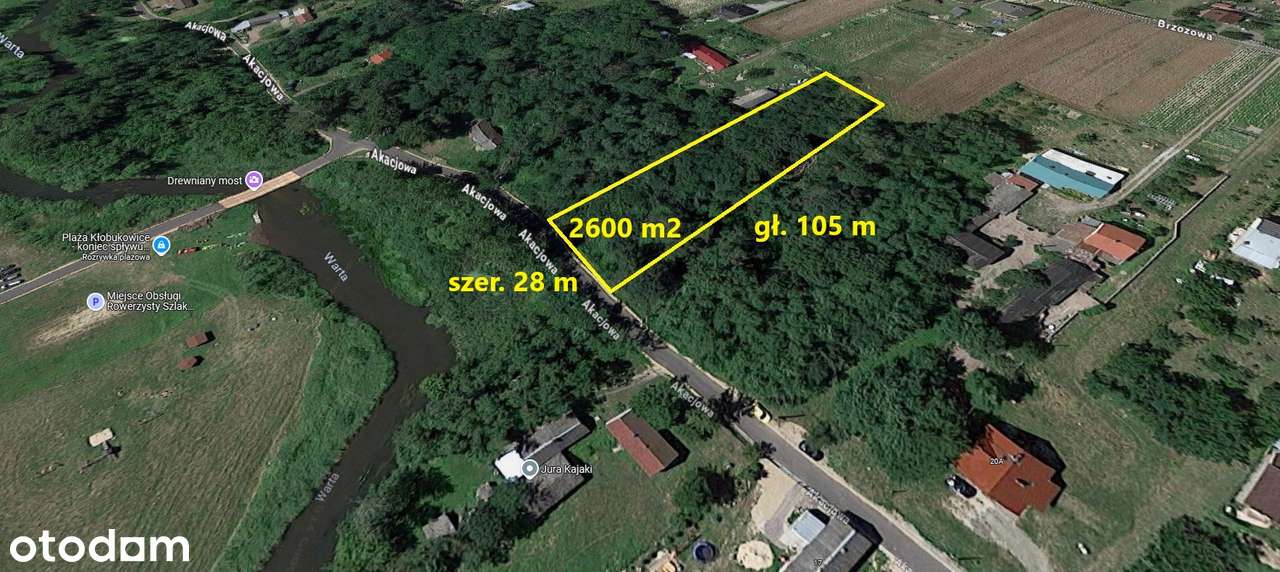 Przepiękna działka leśno - budowlana, w dorzeczu Warty, Kłobukowice !-6