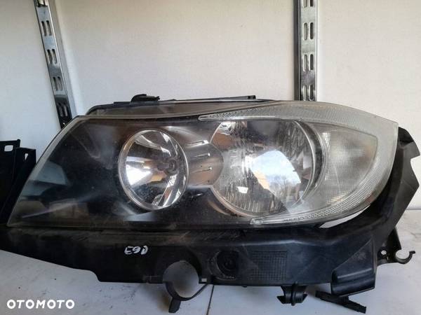 Lampa Lewa Przednia BMW E90 Anglik - 1