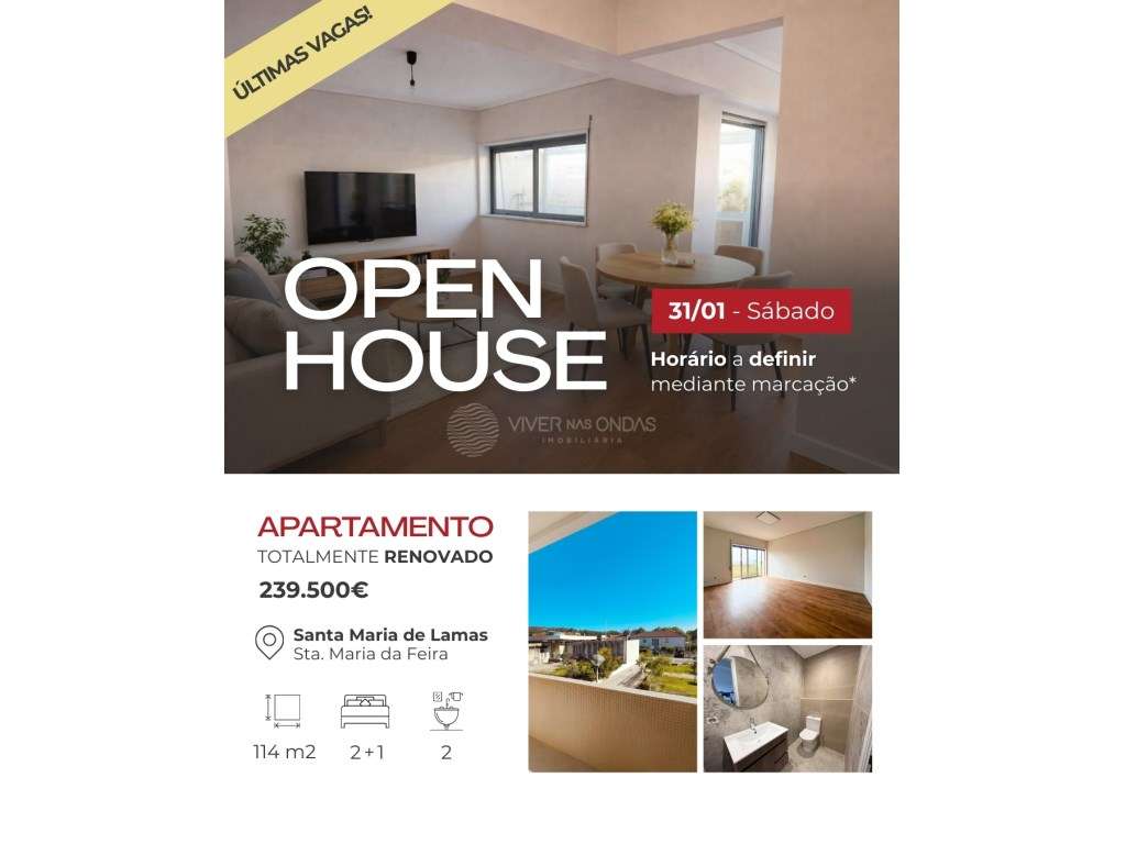 Apartamento com 3 Quartos - duas frentes - varandas e lugar de gara... - Grande imagem: 2/29