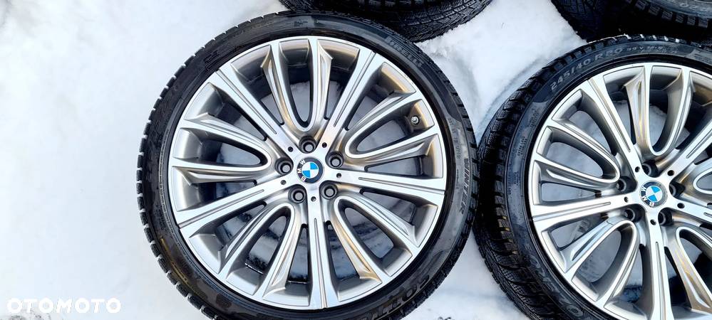 Bmw seria 7 X  G11 G12 G32 G01 G02 G20 G30 alufelgi 20 styling 628 opony zimowe pirelli 5x112 8.5" 10" run flat - 4