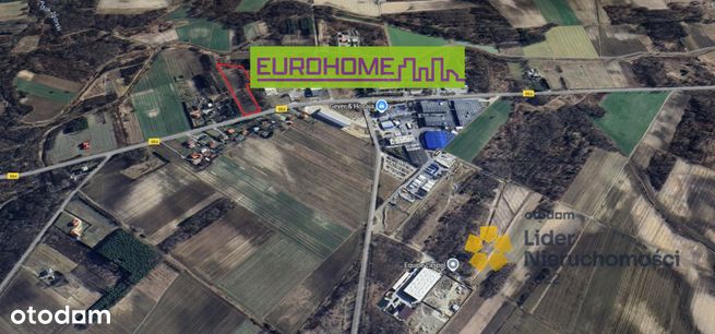 Działka przemysłowa 1,37 ha | Partynia |-3