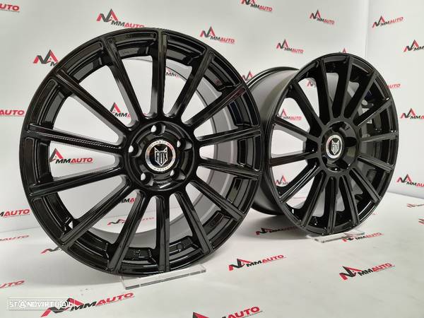 Jantes FOX MBM Preto Brilho 18 (Mercedes, Audi, VW) - 2