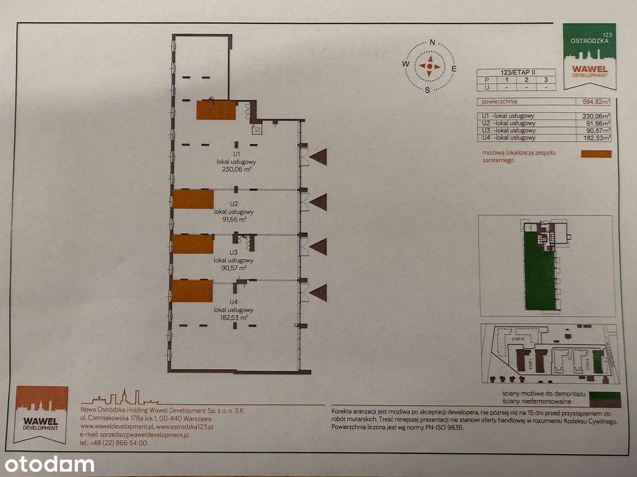 Lokal usługowy ul. Ostródzka, Białołęka Warszawa gotowy od 01.2026 - Pełny obrazek: 2/7