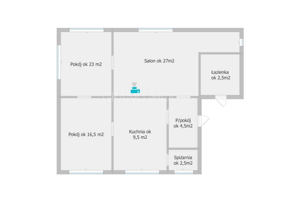 NOWA CENA  – Połowa domu , ogród, garaż, strych-16