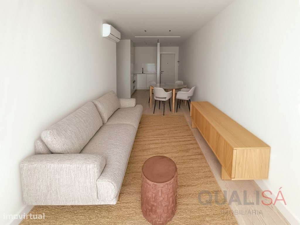 Apartamento T1 novo com varanda, equipado e mobilado, localizado no... - Grande imagem: 5/29