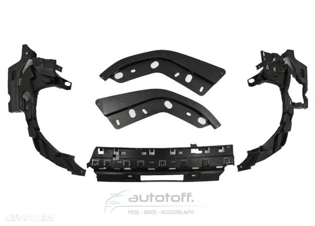 Pachet extensii exterior compatibil cu BMW Seria 3 G20 / G21 (2018+) cu difuzor si ornamente evacuare M340i Design Negru Lucios - 9