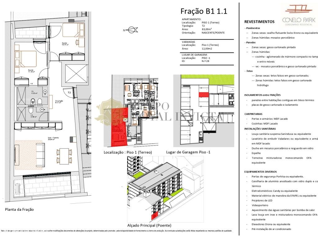 Apartamentos T2 NOVOS - COVELO PARK -...