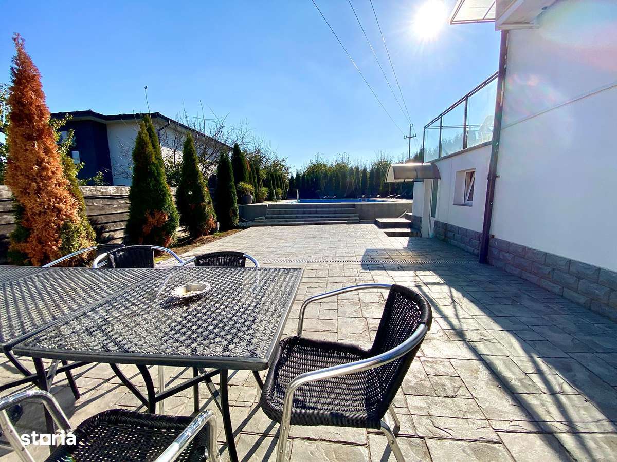 Vila cu piscina 300 mp+ 1200 mp teren-19