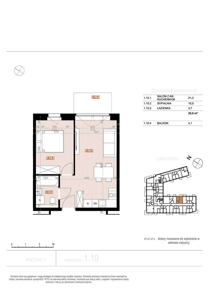 Szczecińska 20 | mieszkanie 2-pok. | 110 - Pełny obrazek: 1/6