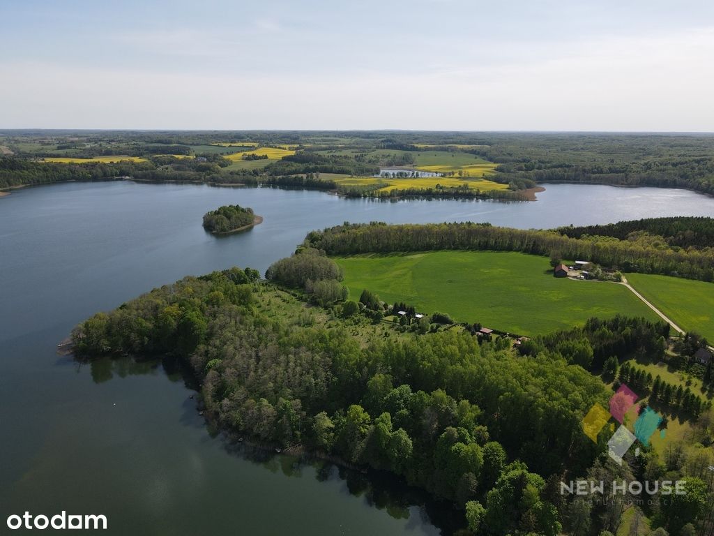 Działka z linią i przepiękną panoramą jeziora