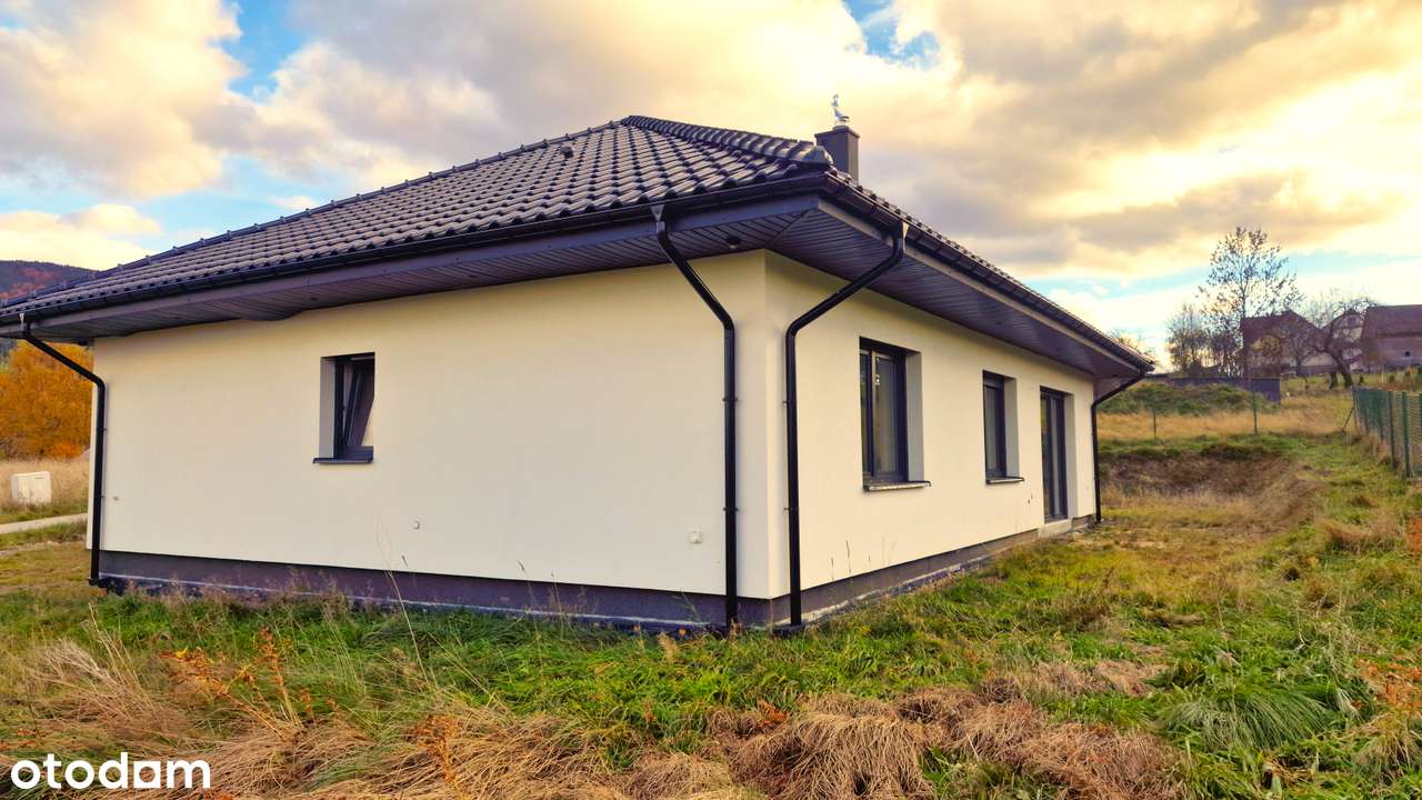 Przestronny dom z widokiem na góry Beskidu Wyspowego-9