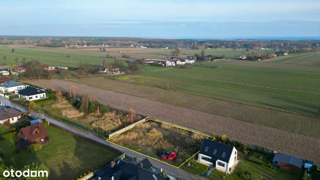 Działka 1000 m² Golesze Duże – media w działce! - Pełny obrazek: 4/5